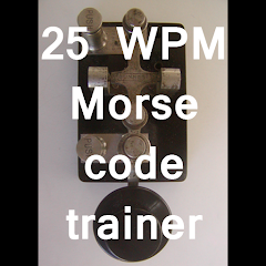 25 WPM CW Morse code trainer