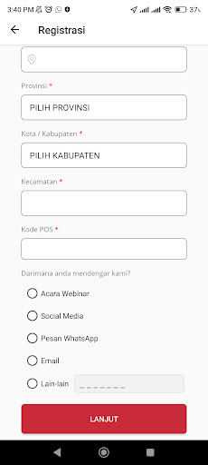 Mitra Sahabat Cap Panah Merah Screen 3
