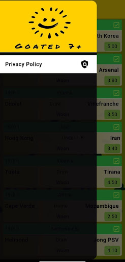 Android application Goated 7+ Premium Tips screenshort
