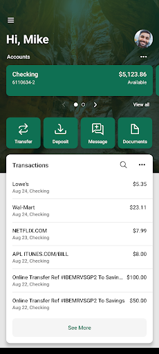 HNB Bank Mobile Screen 2