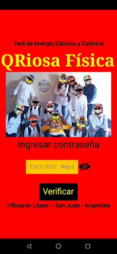 Android application QRiosa Fisica 1 screenshort