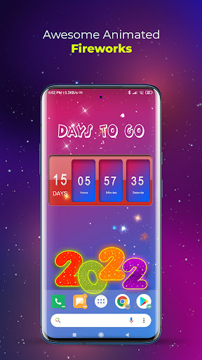 Fireworks New Year Wallpaper Screen 2