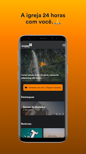 Android application OXYGEN CHURCH screenshort