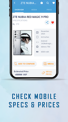 Mobile Price Comparison App Screen 3