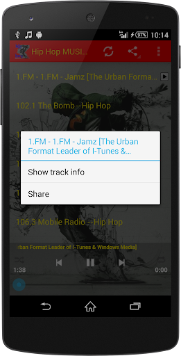 Hip Hop MUSIC Radio WorldWide Screen 3