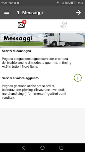 Pegaso App Screen 2