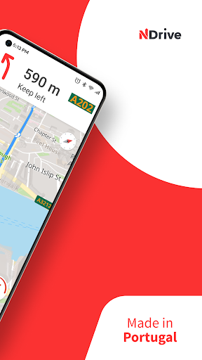 Screenshot of NDrive GPS - Maps & Navigation
