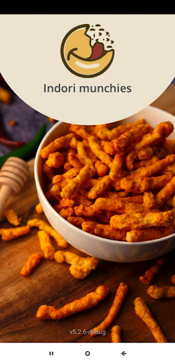 Android application Indori Munchies screenshort