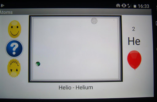 Android application Atoms screenshort