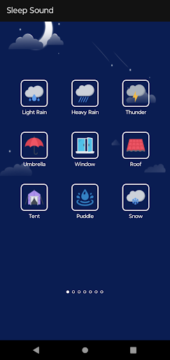 Android application Sleep Sound screenshort