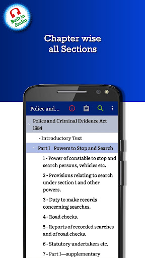 Police & Criminal Evidence Act Screen 2
