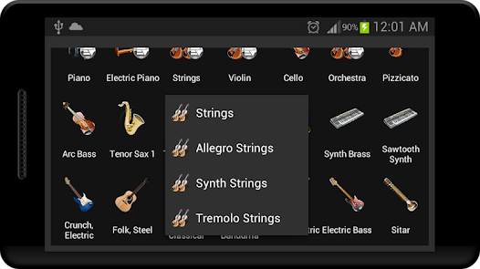 Strings and Piano Keyboard apkpoly screenshots 10