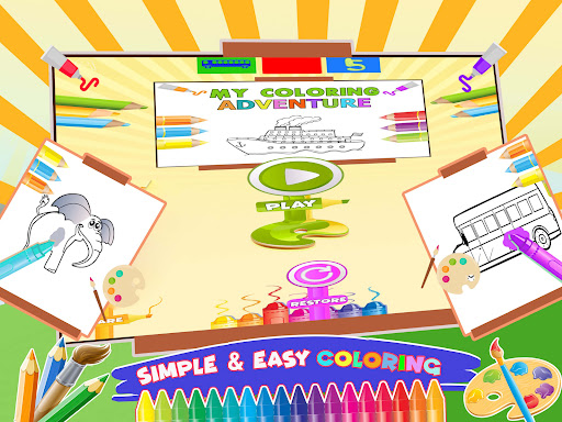 Baby Coloring Games For Kids screenshot