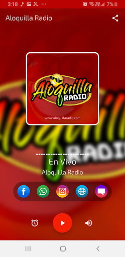 Aloquilla Radio Screen 2
