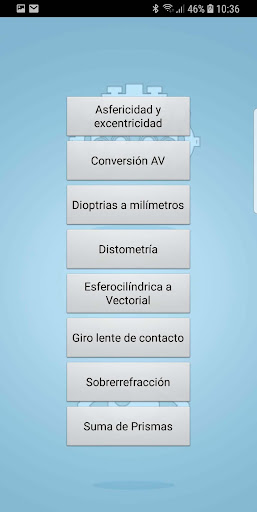 Calculadora Óptica Oftalmológi Screen 3