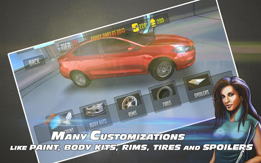 Android application Fast Racing 2 screenshort