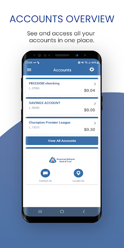 AmNat Bank & Trust Business Screen 3