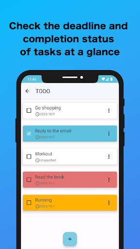 Clask:Classify task into lists Screen 2
