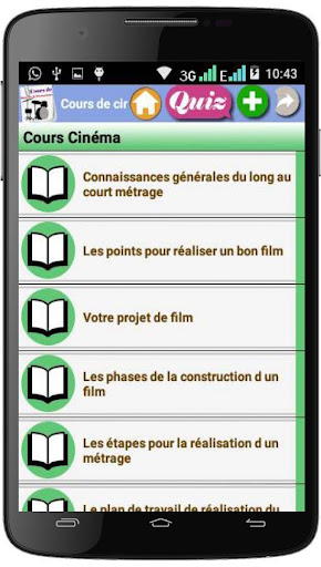 Cours de Cinema Screen 3