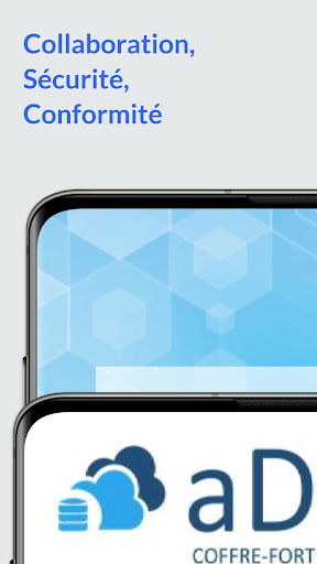 Android application aDrive Swiss Cloud Client screenshort