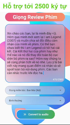 Android application Giọng Review Phim screenshort