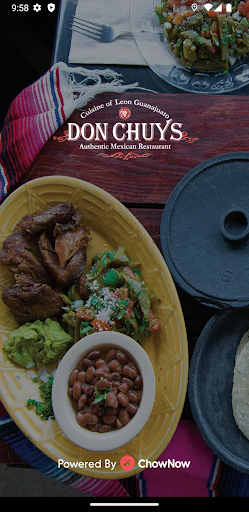 Android application Don Chuy's Restaurant screenshort