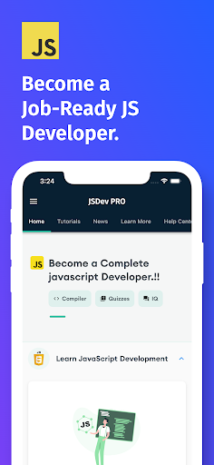 Screenshot of Learn JavaScript - JSDev [PRO]