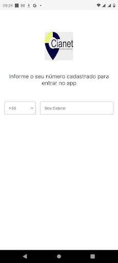Android application Cianet Rastreamento Veicular screenshort