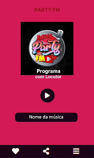 Android application Party FM screenshort
