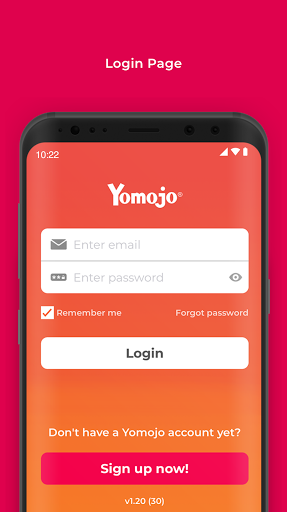 Android application Yomojo screenshort