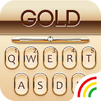 Gold Keyboard Golden Theme