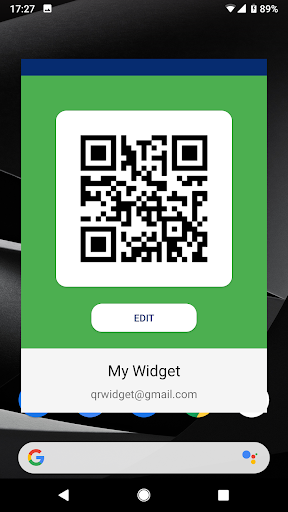 QR Widget Screen 2