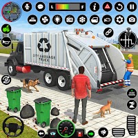 Heavy Trash Truck Sim - Trash Dump Truck Driver