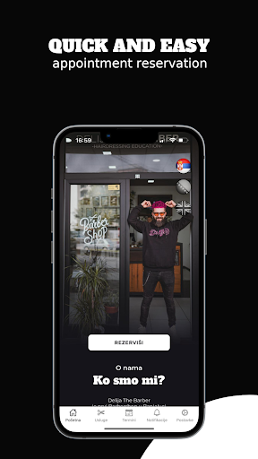 Android application Delija The Barber screenshort