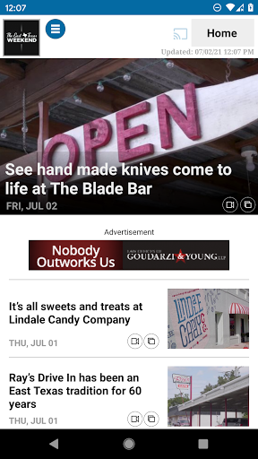 Screenshot of East Texas Weekend