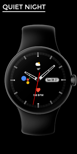 Android application Quiet Night - watch face screenshort