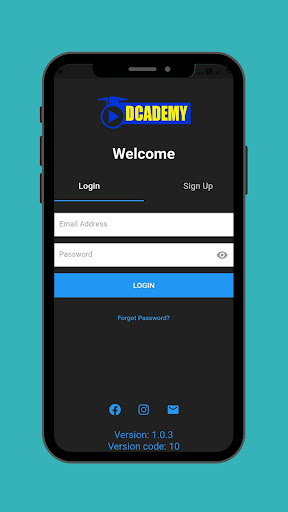 Android application Dcademy screenshort