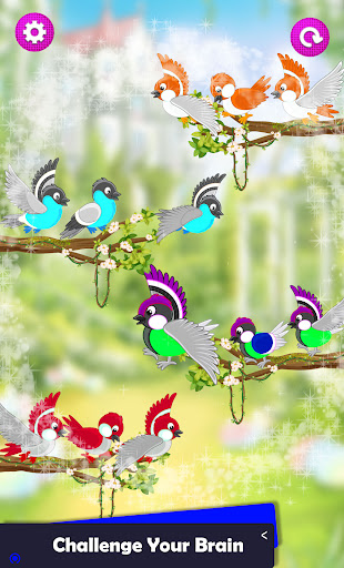 Bird Sort Puzzle Game Screen 3