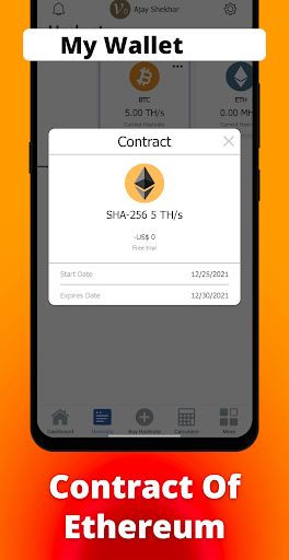 Ethereum ETH Cloud Mining