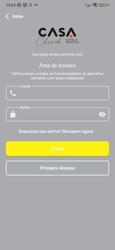 Android application Igreja Batista Casa screenshort