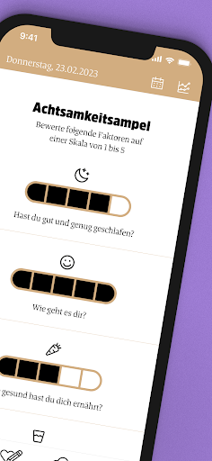 Ein guter Plan: Achtsamkeit Screen 2