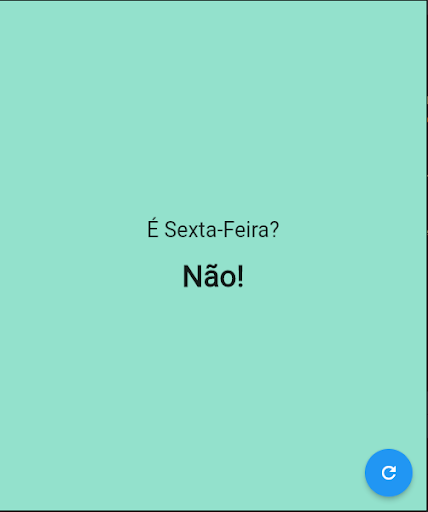 Android application É Sexta-feira? screenshort