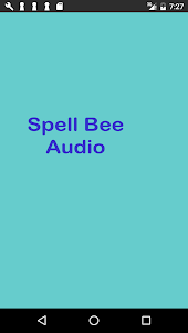 Spell Bee Audio