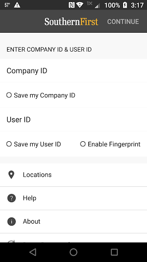 Android application SF Business screenshort