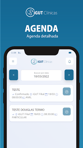 iGUT Clínicas Screen 3