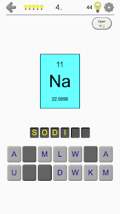 Chemical Elements and Periodic Table: Symbols Quiz 3.0.0 screenshots 13