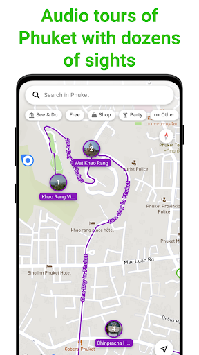Android application Phuket Tour Guide:SmartGuide screenshort