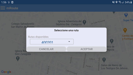mroute Screen 2