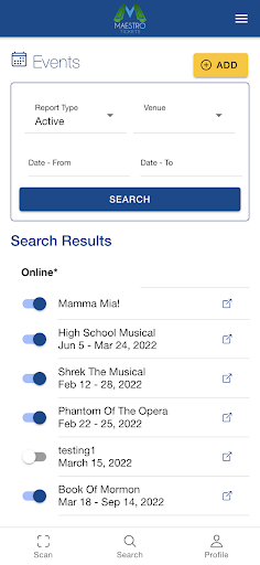 Maestro Tickets screenshot 1