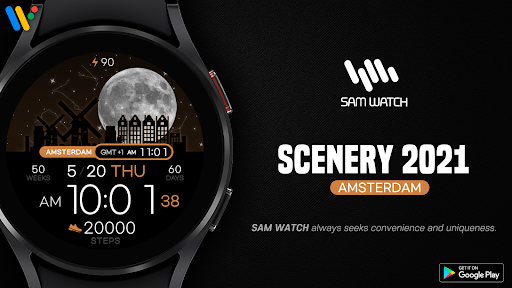Android application SamWatch Scenery 2021 NLD screenshort